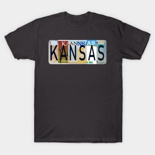 Kansas License Plates T-Shirt